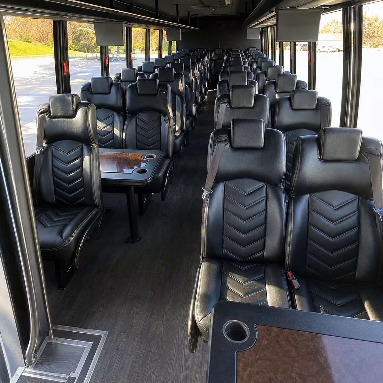 25 passenger minibus inside