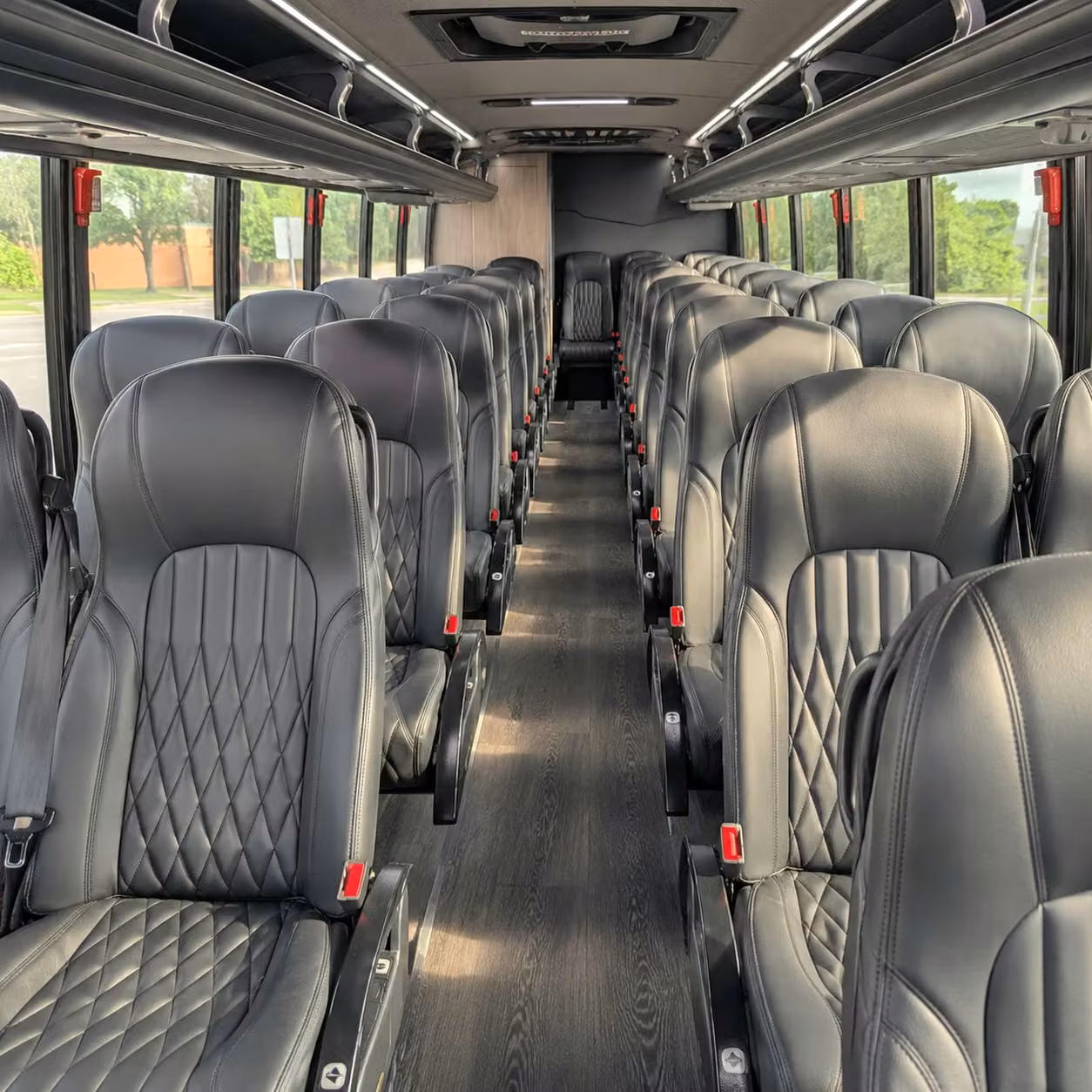 25 passenger minibus interior