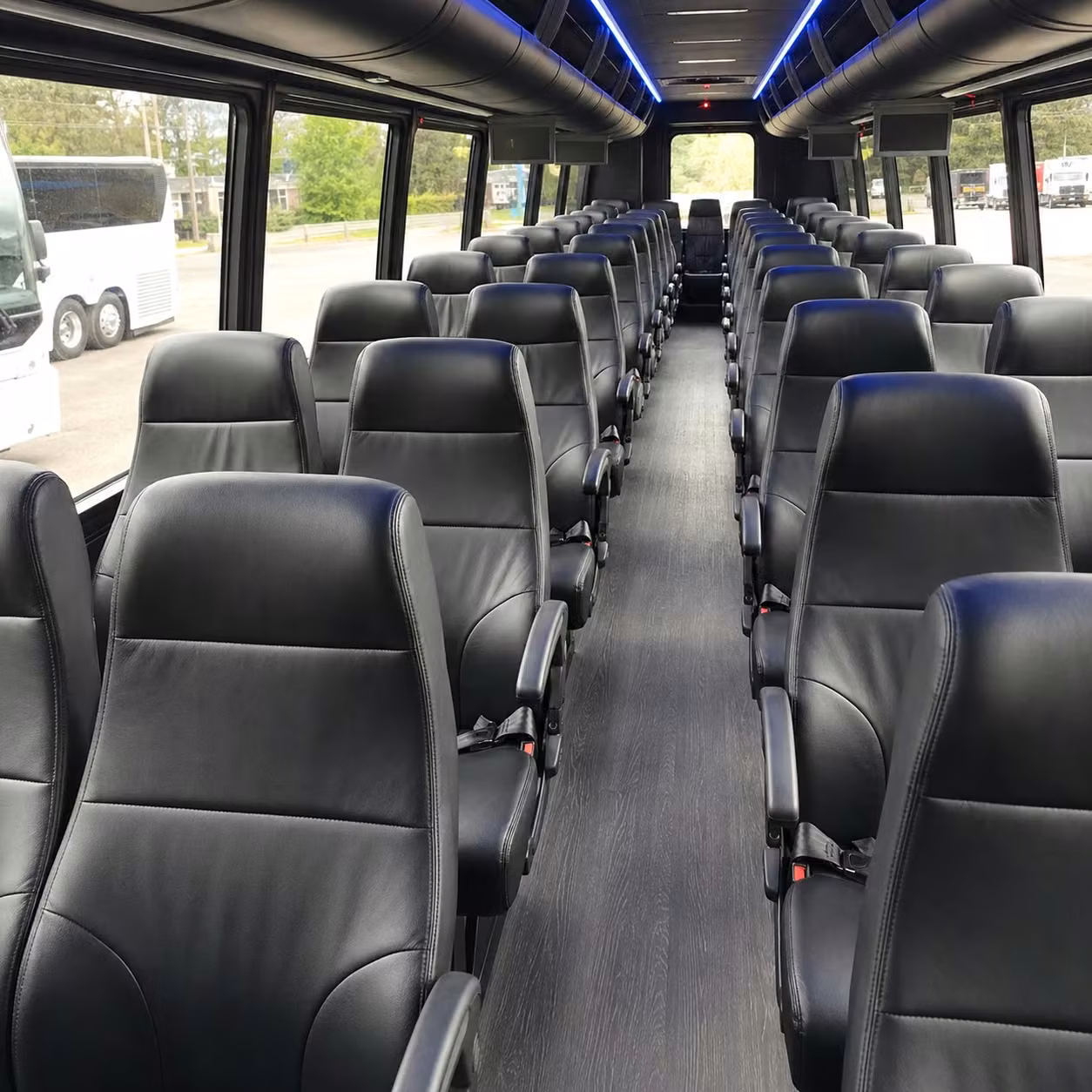 28 passenger minibus inside