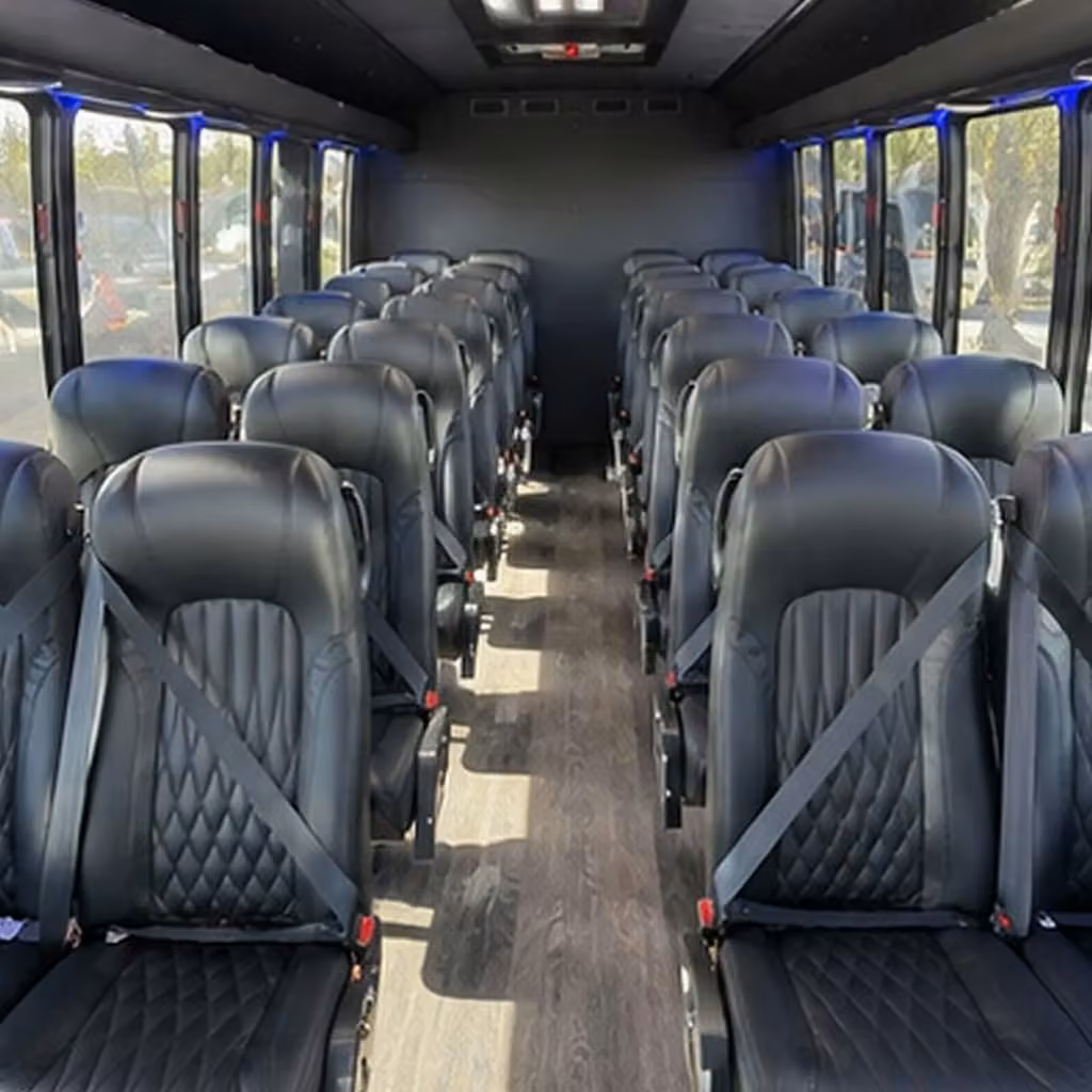 30 passenger minibus inside