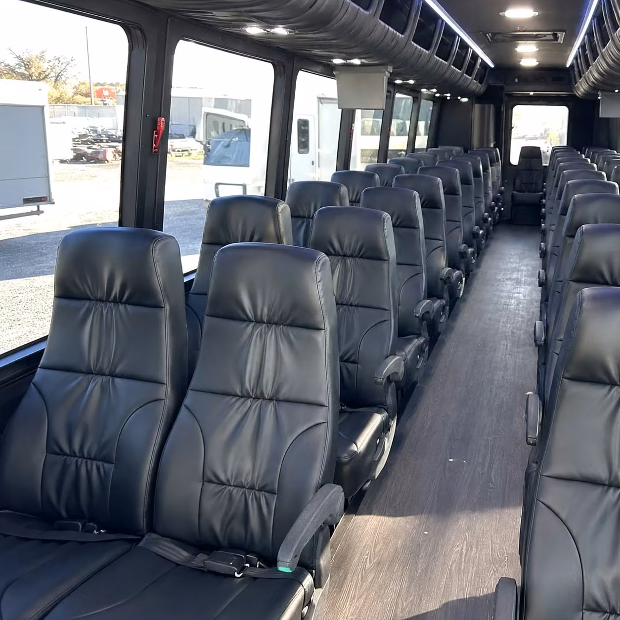 35 passenger minibus interior