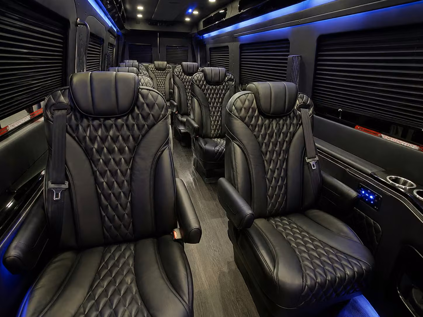 sprinter van with driver interior