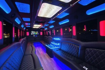 Waterbury Limousine Bus Interior